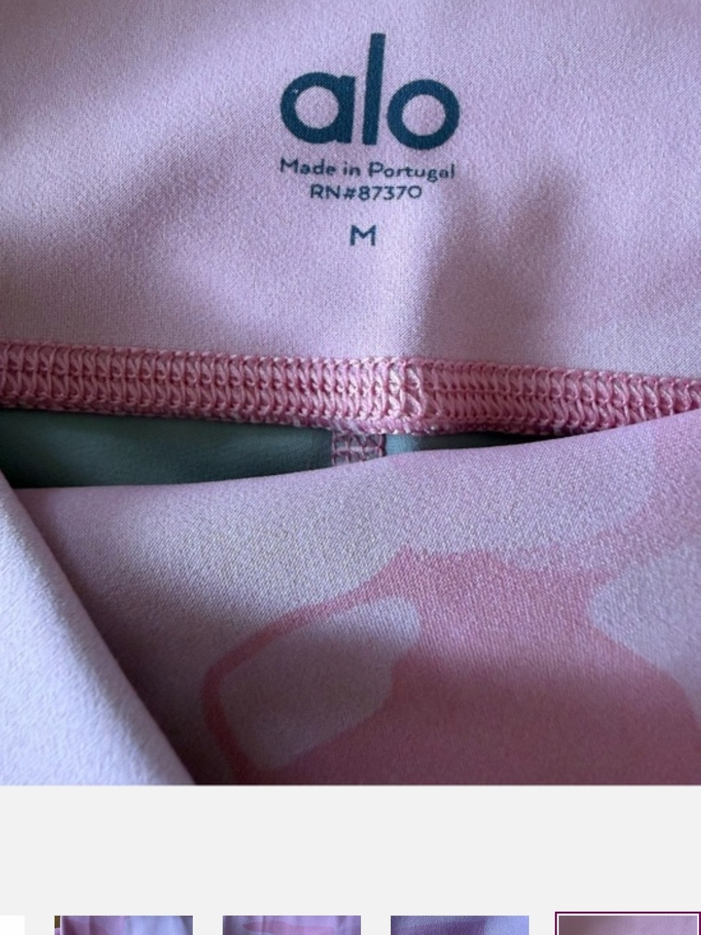 ALO Yoga Pink Camo Leggings - Picture 3 of 5